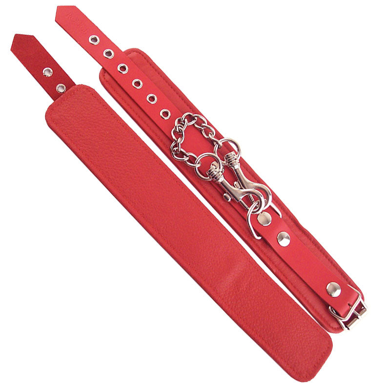Rouge Garments Ankle Cuffs Red Default Title > Bondage Gear > Restraints