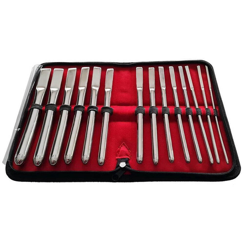 Rouge Garments Hegar 14 Piece Uterine Dilator Set Sounding Rods