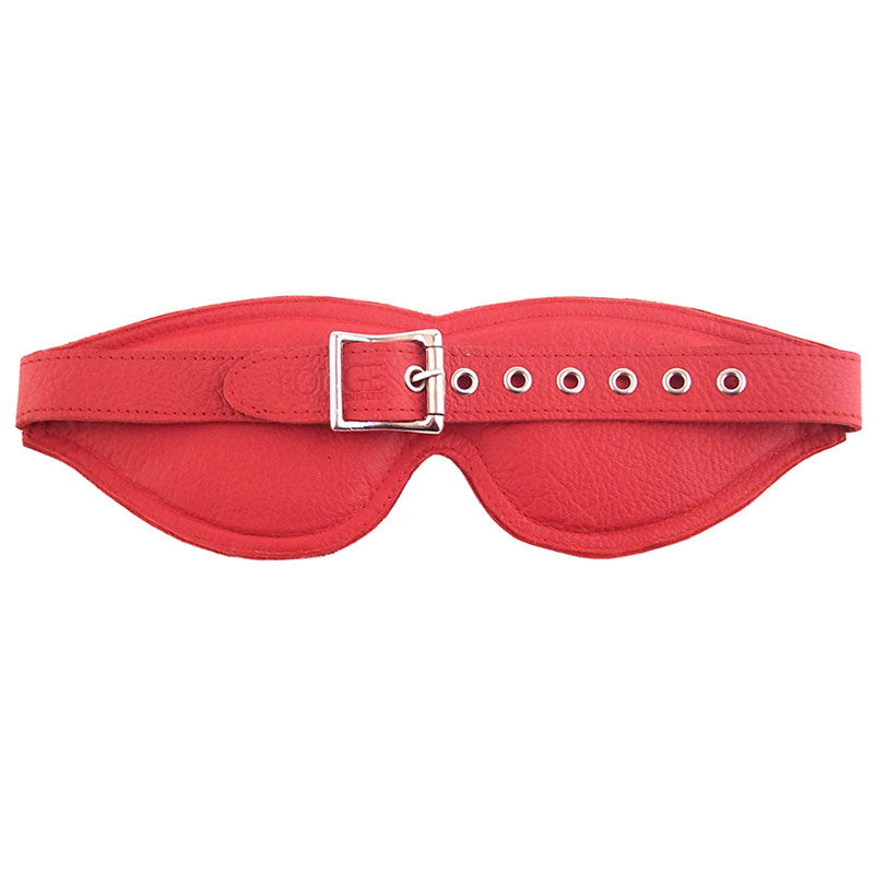 Rouge Garments Large Red Padded Sensory Comfort Blindfold Blindfold