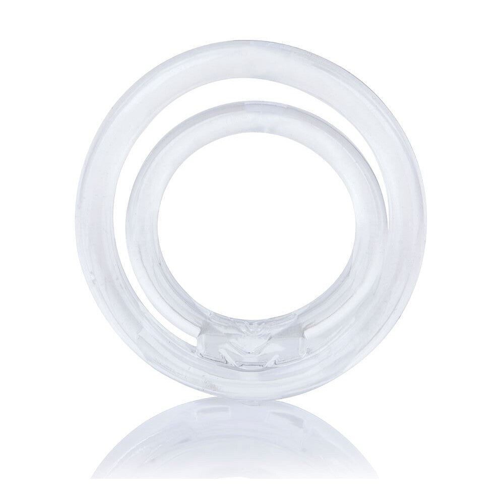 Screaming O RingO 2 Cock And Ball Ring Clear COCK RING Set