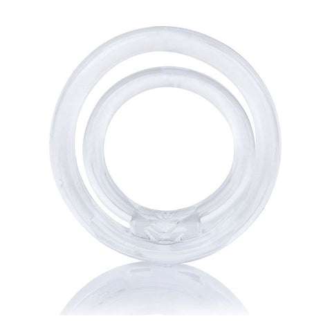 Screaming O RingO 2 Cock And Ball Ring Clear COCK RING Set