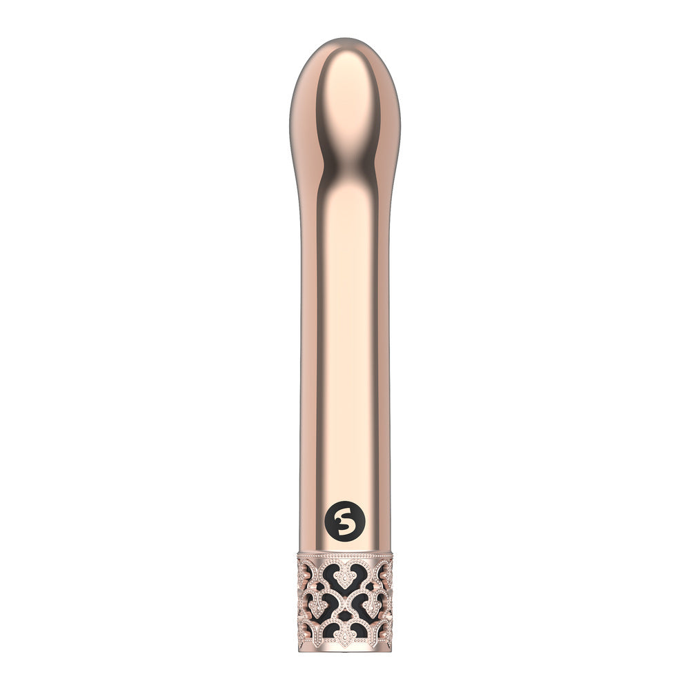 Royal Gems Jewel Rechargeable G Spot Bullet Rose Gold BULLETS