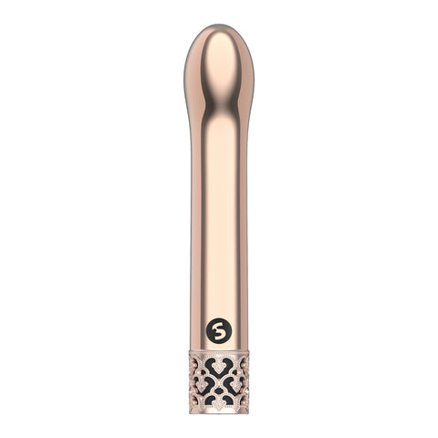 Royal Gems Jewel Rechargeable G Spot Bullet Rose Gold BULLETS