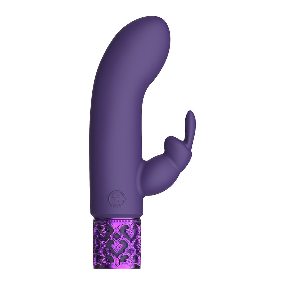 Royal Gems Dazzling Rechargeable Rabbit Bullet Purple Default Title VIBRATORS-RABBIT