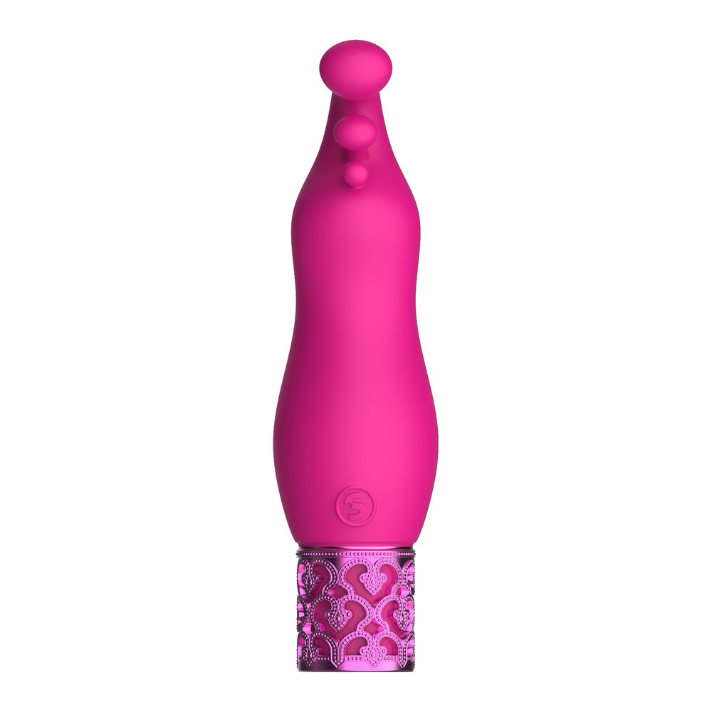 Royal Gems Rechargeable Silicone Bullet Vibrator Pink > Sex Toys For Ladies > Mini Vibrators