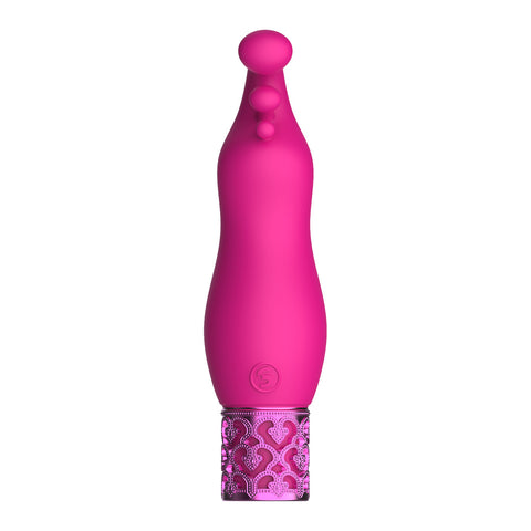 Royal Gems Rechargeable Silicone Bullet Vibrator Pink > Sex Toys For Ladies > Mini Vibrators