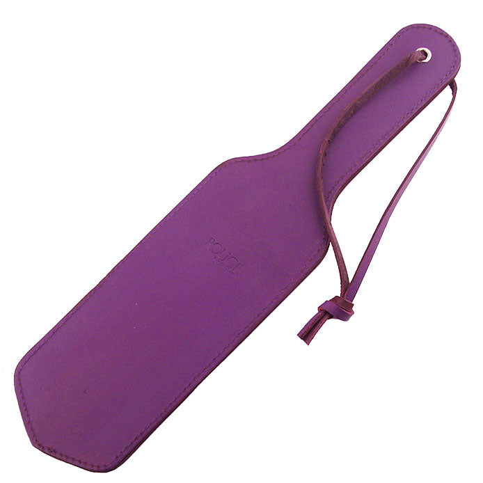 Rouge Garments Purple Leather Paddle 13 Inch Spanking
