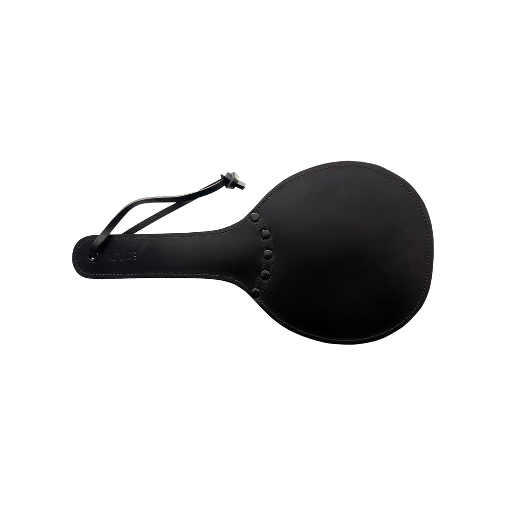 Rouge Leather Padded Ping Pong Paddle – Leather Paddle Secondary image