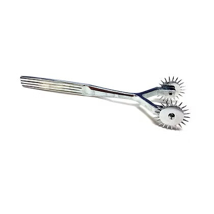 Rouge Stainless Steel Double Pinwheel – Stainless Steel Sensation Toy Secondary image