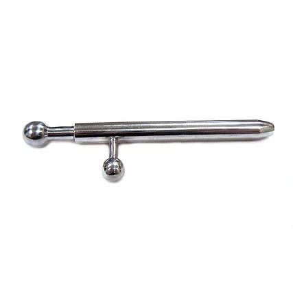 Rouge Stainless Steel Urethral Key Plug 93mm Hollow – Premium Stainless Steel Urethral Plug Secondary image