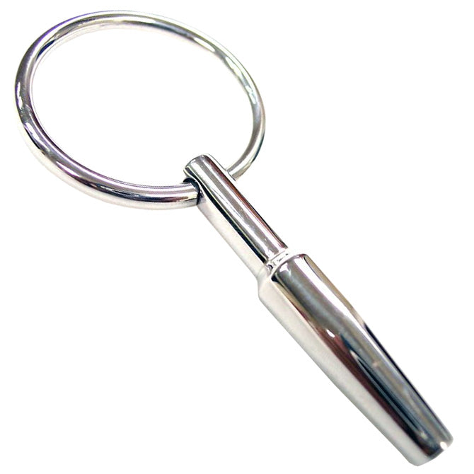 Rouge Stainless Steel Urethral Probe With Grip Ring Default Title Sounding Rods