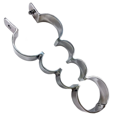 Rouge Stainless Steel Heavy Metal Wrist and Ankle Binder – 15 Inch Restraint > Bondage Gear > Restraints