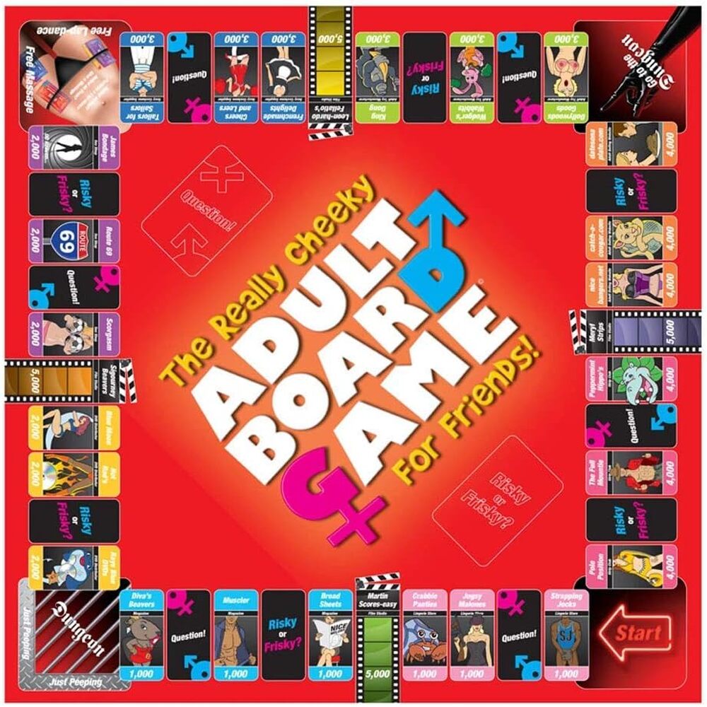 Creative Conceptions Really Cheeky Adult Party Board Game – Game > Novelties > Board Games