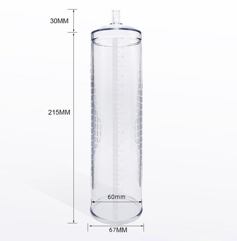 Rev-Pump Bulb Penis Pump 8.5 Inches Insertable Length 20 cm Diameter 7 cm – Easy-Grip Penis Pump Penis Pumps