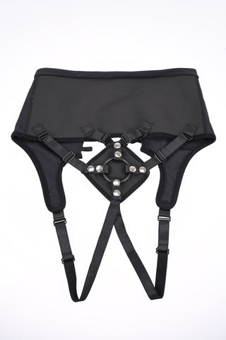 Sportsheets High Waisted Corset Strap-On – Supportive Comfortable Harness > Dildos > Strap On Harnesses
