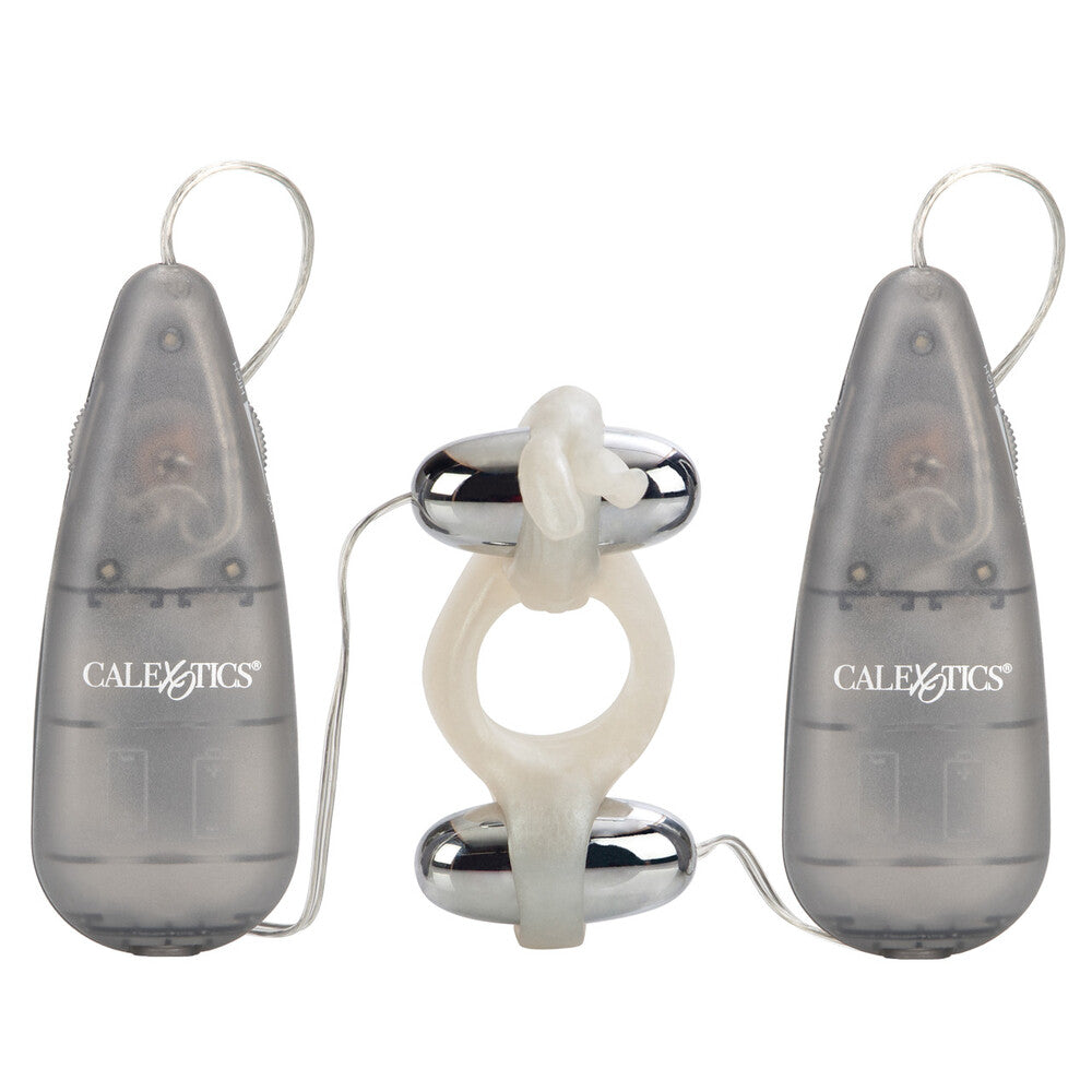 Rocking Rabbit Duo Vibrating Silicone Cock Ring > Sex Toys For Men > Love Ring Vibrators