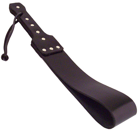 Rouge Garments Folded Leather Paddle Black Compact Design > Bondage Gear > Paddles