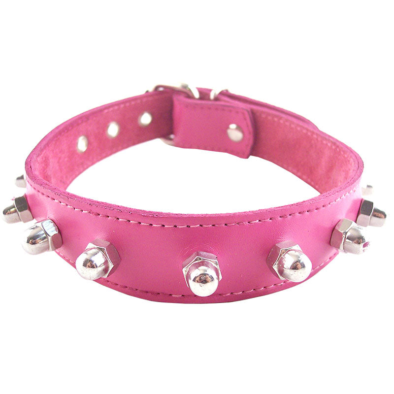 Rouge Garments Pink Nut Collar Adult Intimate Accessory Default Title > Bondage Gear > Collars