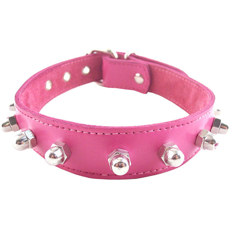 Rouge Garments Pink Nut Collar Adult Intimate Accessory Default Title > Bondage Gear > Collars