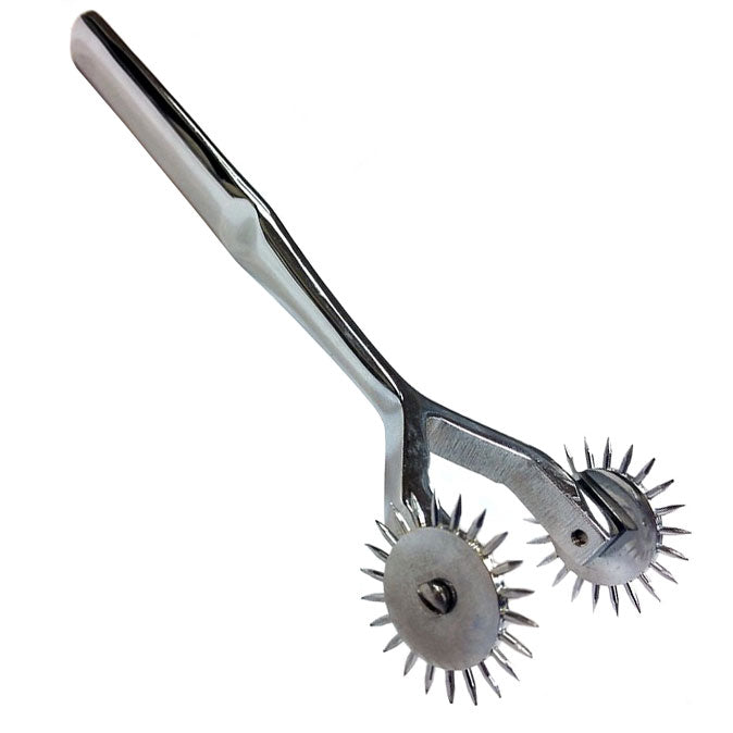 Rouge Stainless Steel Double Pinwheel – Stainless Steel Sensation Toy > Bondage Gear > Medical Instruments Main image