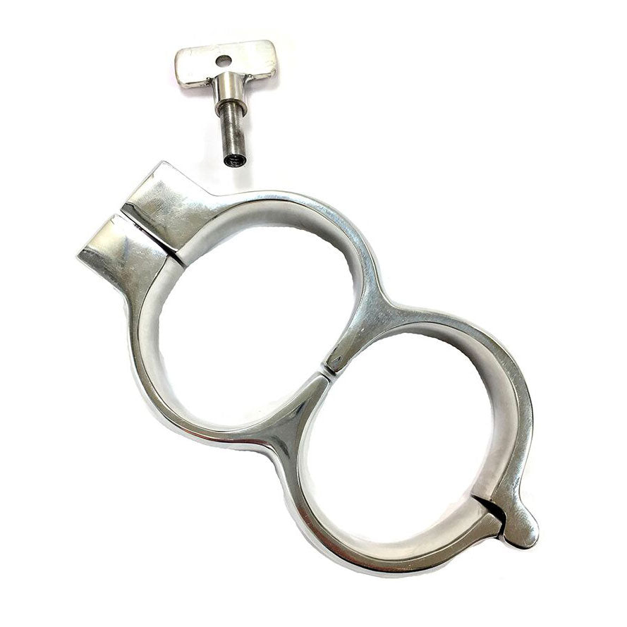 Rouge Stainless Steel Lockable Wrist Cuffs For Couples Default Title > Bondage Gear > Restraints