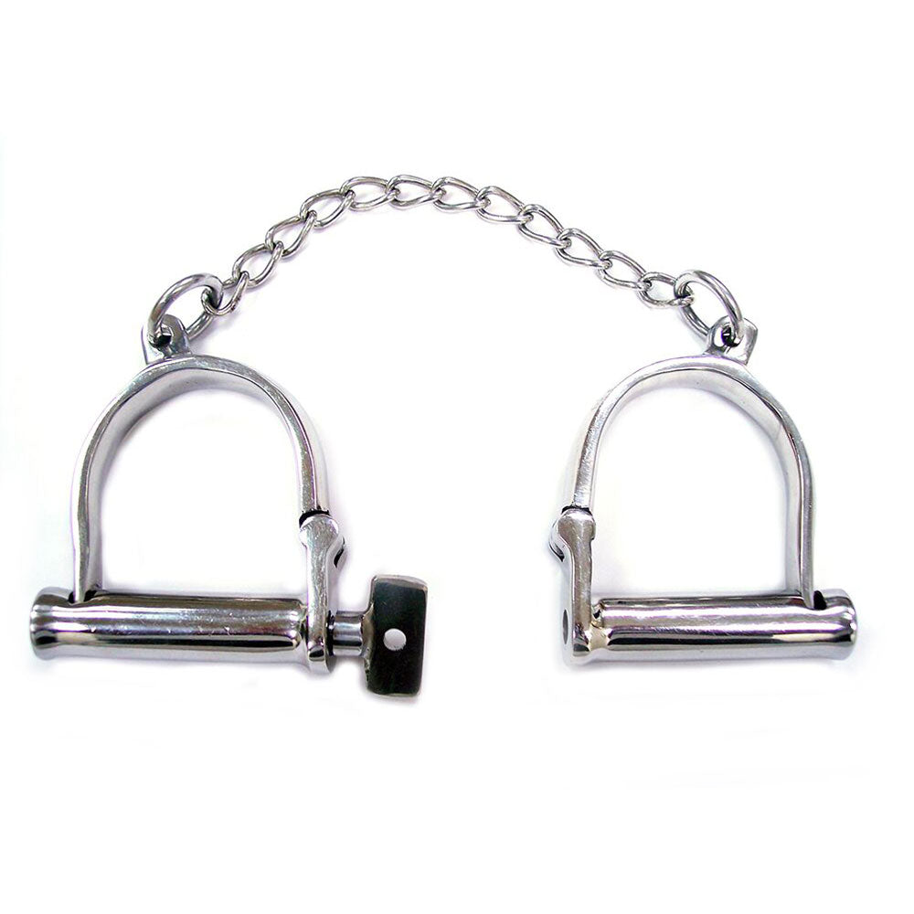 Rouge Stainless Steel Wrist Shackles For Couples Play Default Title > Bondage Gear > Restraints