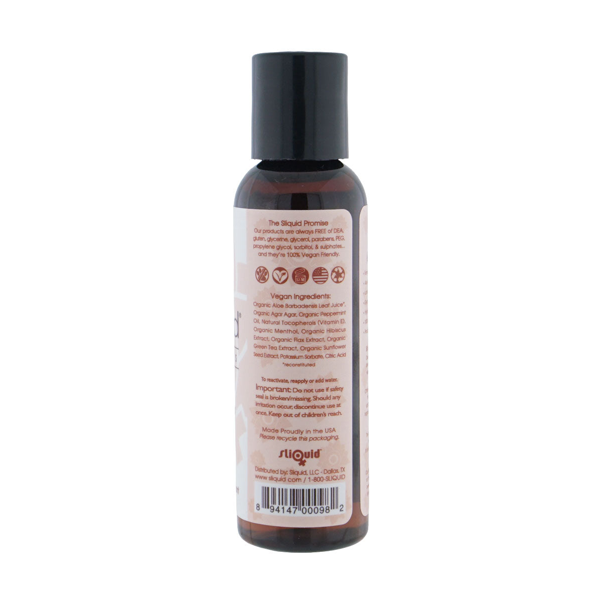 Sliquid Organics Sensation Stimulating Lubricant – 2oz to 8.5oz > Lube > Water Based