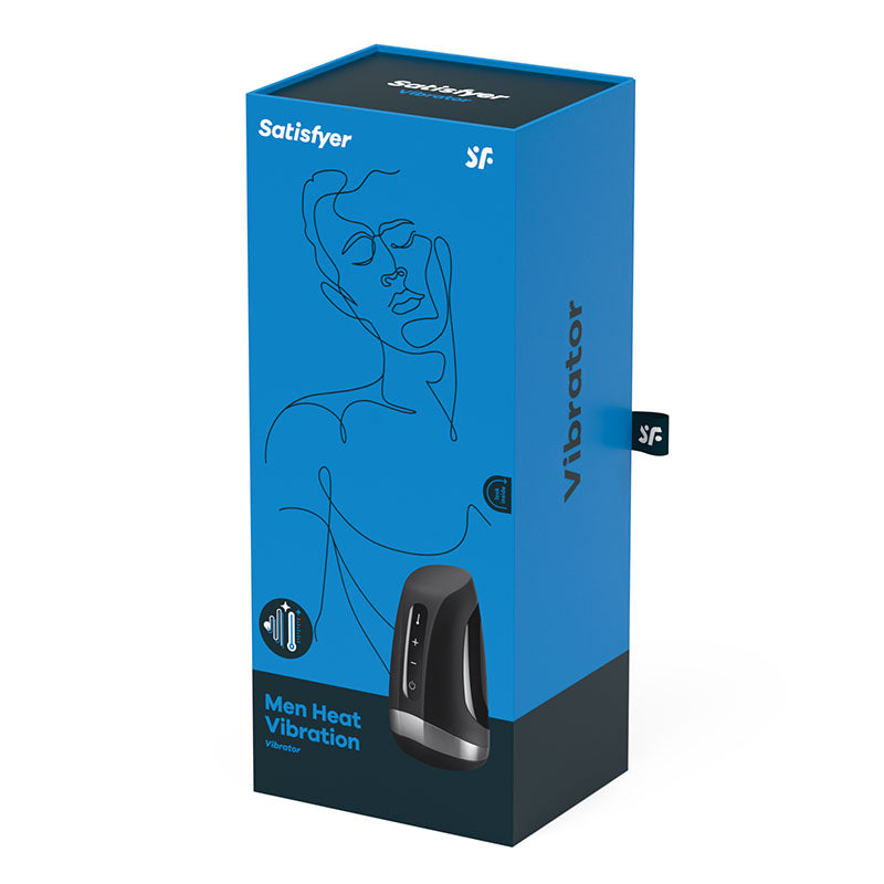 Satisfyer Men Heat and Vibration Masturbator – Warming Technology Masturbator Device > Sex Toys For Men > Masturbators > Vibrating