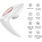 Satisfyer Pro 4 Couples – Body-Safe Silicone U-Shaped Couple Vibrator > Sex Toys > Couples Toys