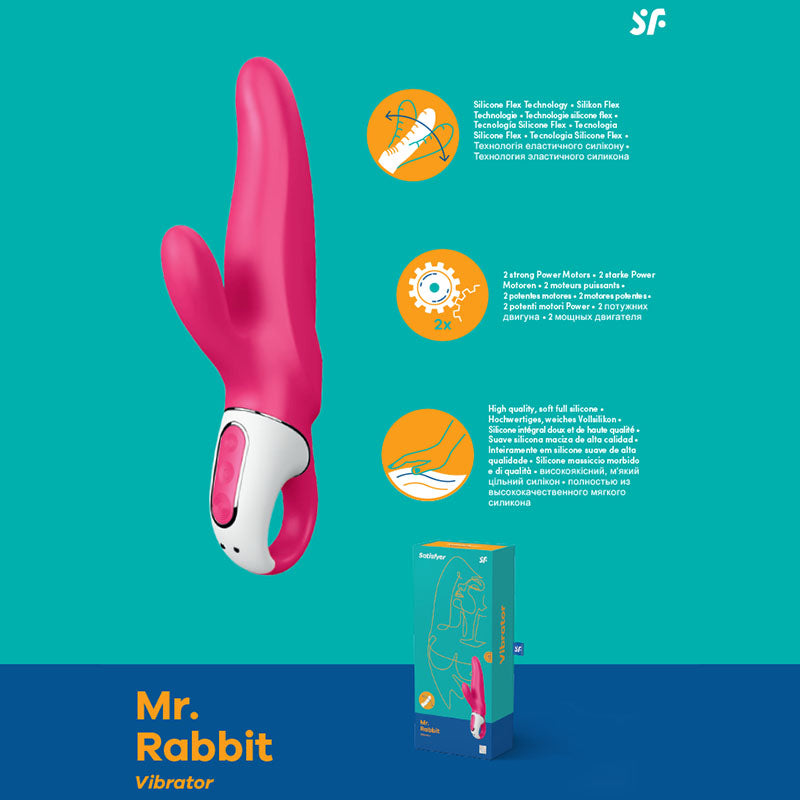 Satisfyer Vibes Mr Rabbit Dual Motor Vibrator > Vibrators > Ladies > Rabbit