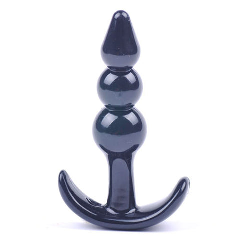 Small Black Beaded Anal Plug Default Title > Anal Range > Butt Plugs