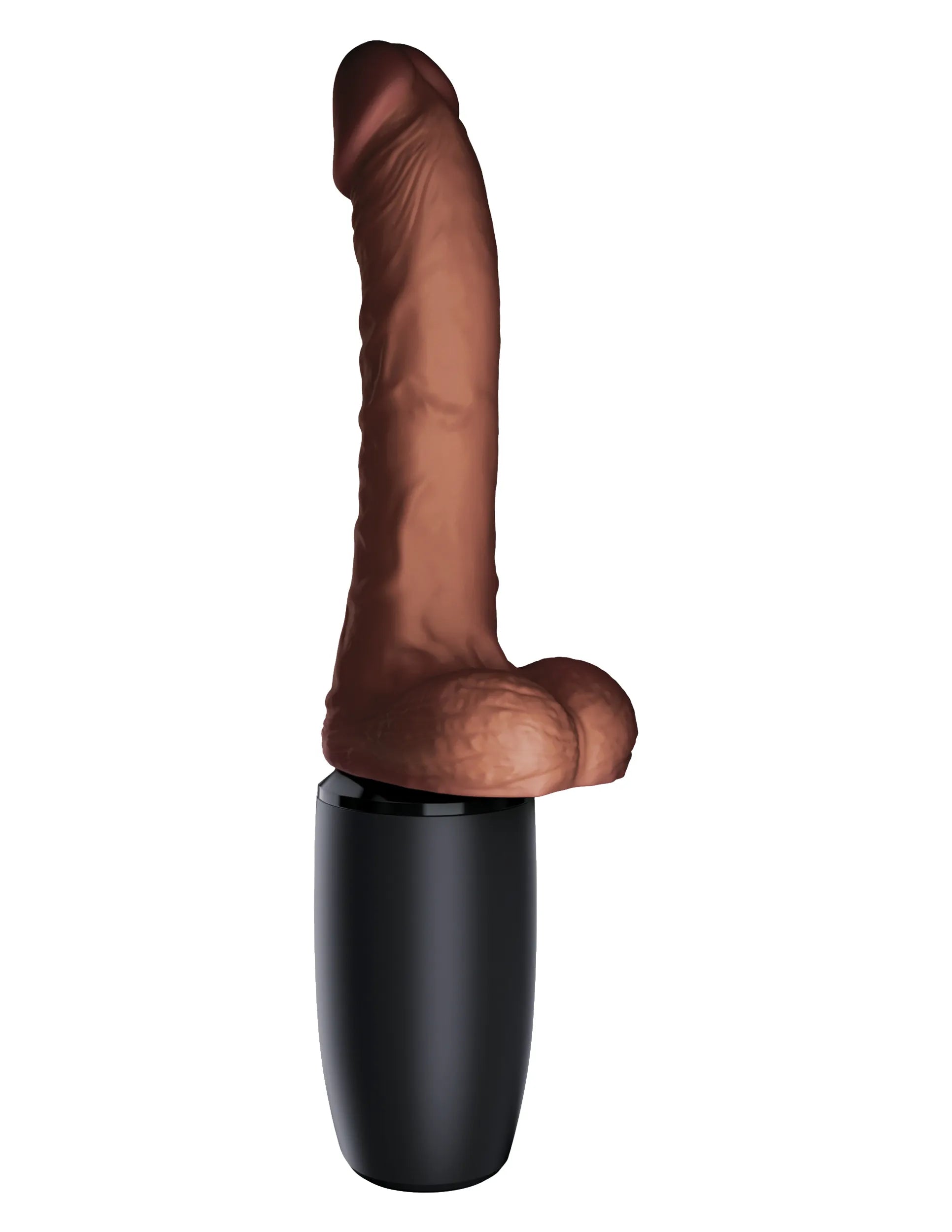 Pipedream King Cock Plus 7.5 Inch Thrusting Cock with Balls Vibrator > Dildos > Thrusting Dildos