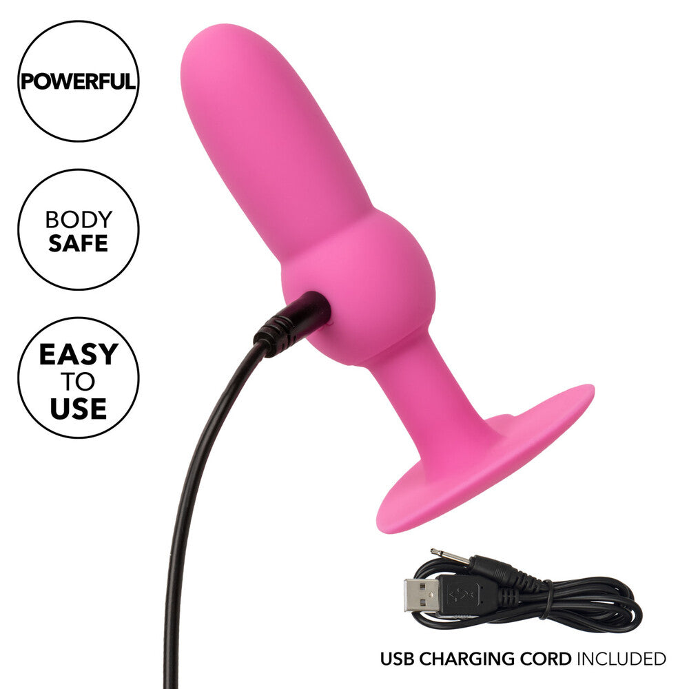 First Time Vibraing Beaded Probe Butt Plugs