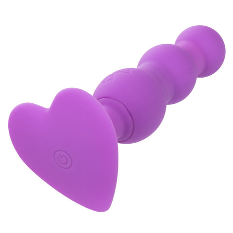 First Time Vibraing Beaded Probe Butt Plugs