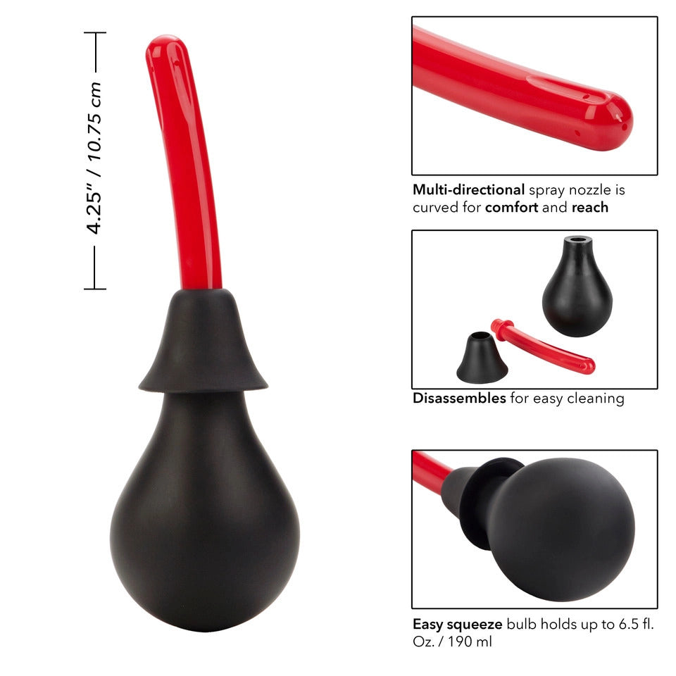 CalExotics Ultra Anal Douche Kit Portable Gentle Cleansing Douches