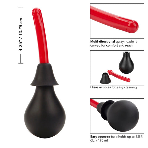 CalExotics Ultra Anal Douche Kit Portable Gentle Cleansing Douches