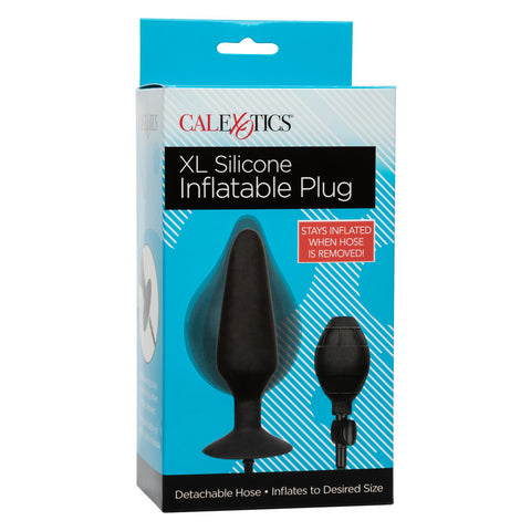 CalExotics Xl Silicone Inflatable Anal Butt Plug With Bulb Butt Plugs