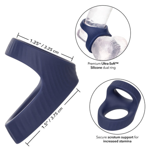 Viceroy Max Dual Silicone Cock Ring Stamina Support COCK RINGS Sling