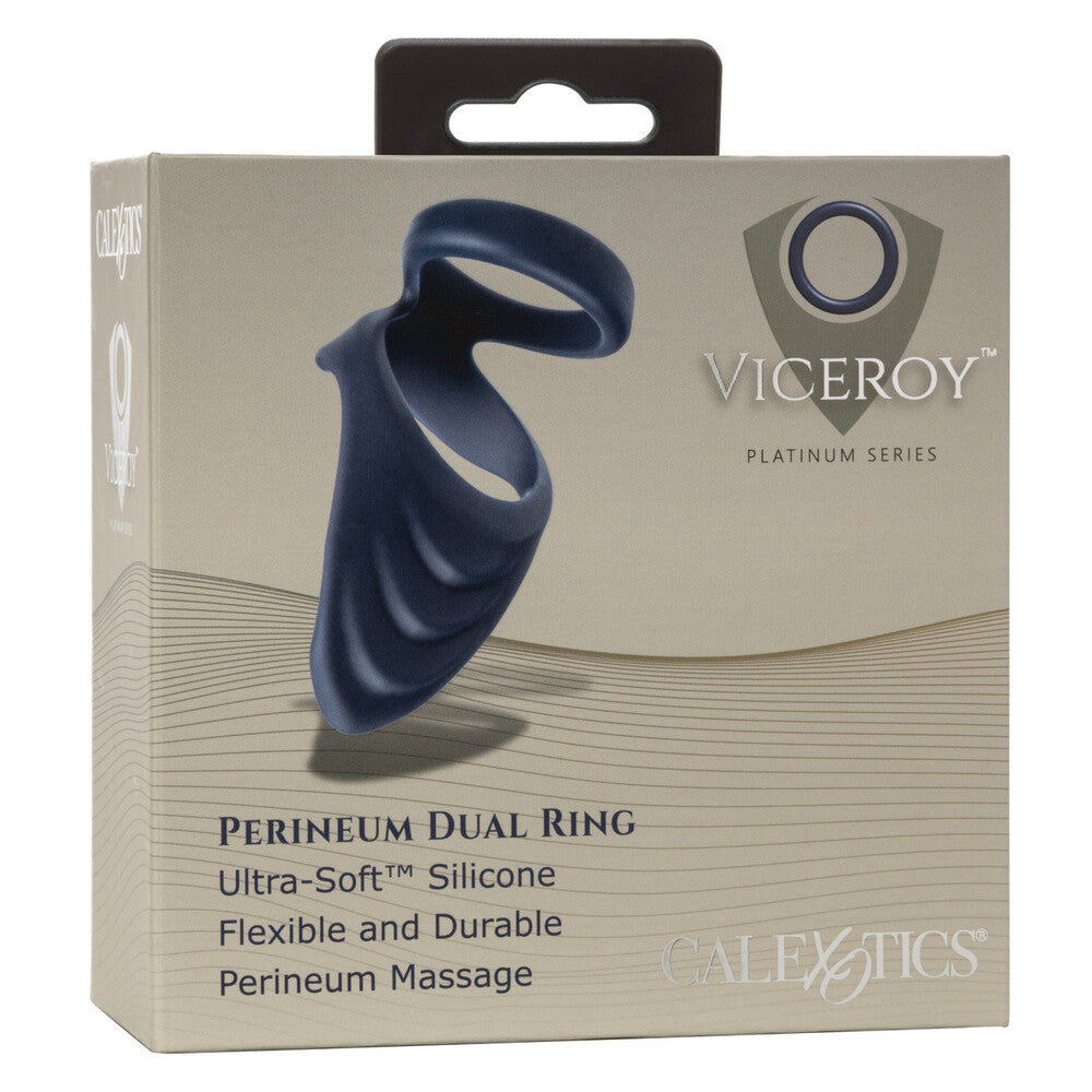 Viceroy Dual Silicone Perineum Cock Ring Support Enhancer > Sex Toys For Men > Love Rings