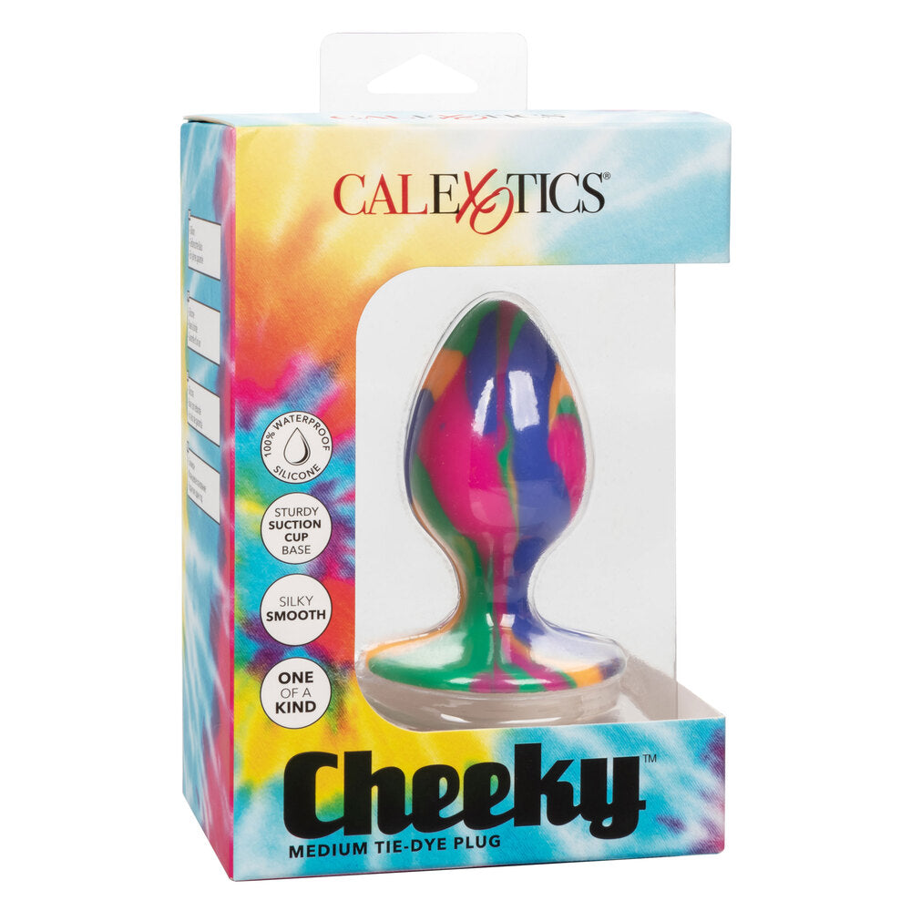 Cheeky Medium Tie Dye Butt Plug Butt Plugs