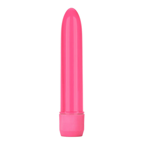 Neon Pink Multi Speed Mini Vibrator Pink BULLETS