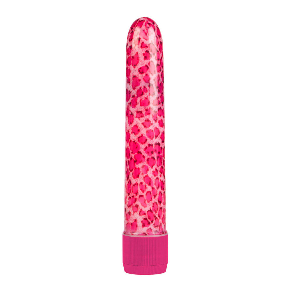 Pink Leopard Massager Vibrator Mini Compact Rechargeable Pink BULLETS