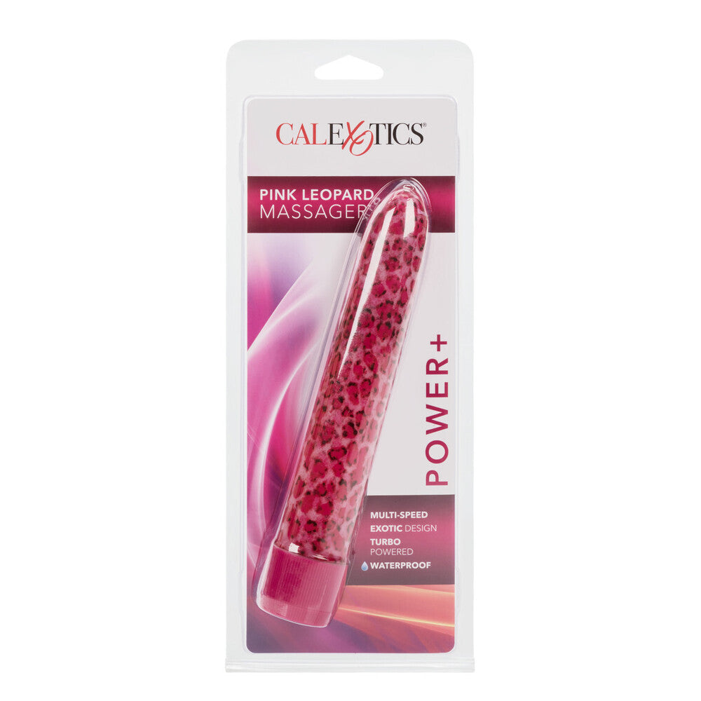 Pink Leopard Massager Vibrator Mini Compact Rechargeable BULLETS
