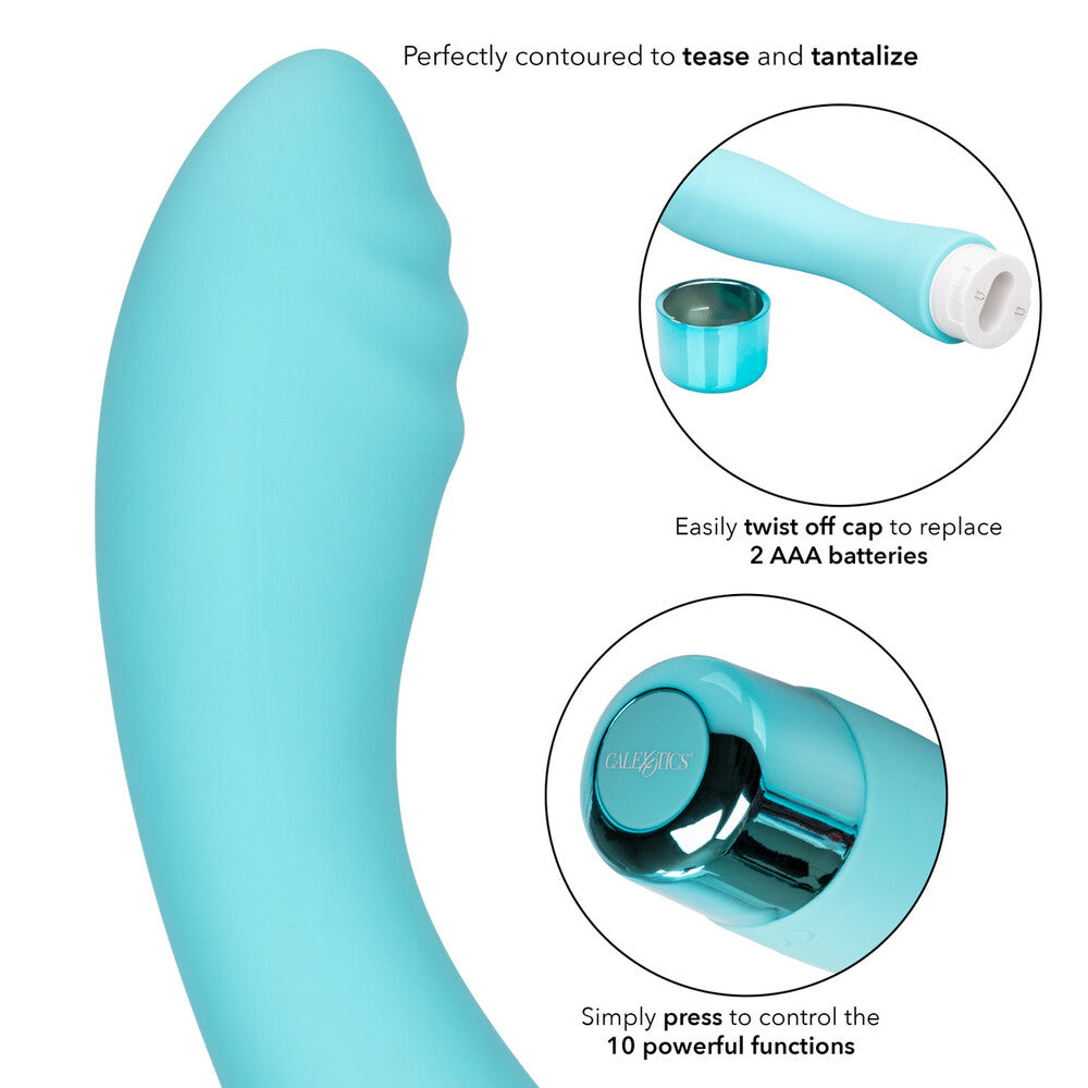 Eden Ripple Silicone GSpot Vibrator Waterproof 6 inch > Sex Toys For Ladies > G-Spot Vibrators