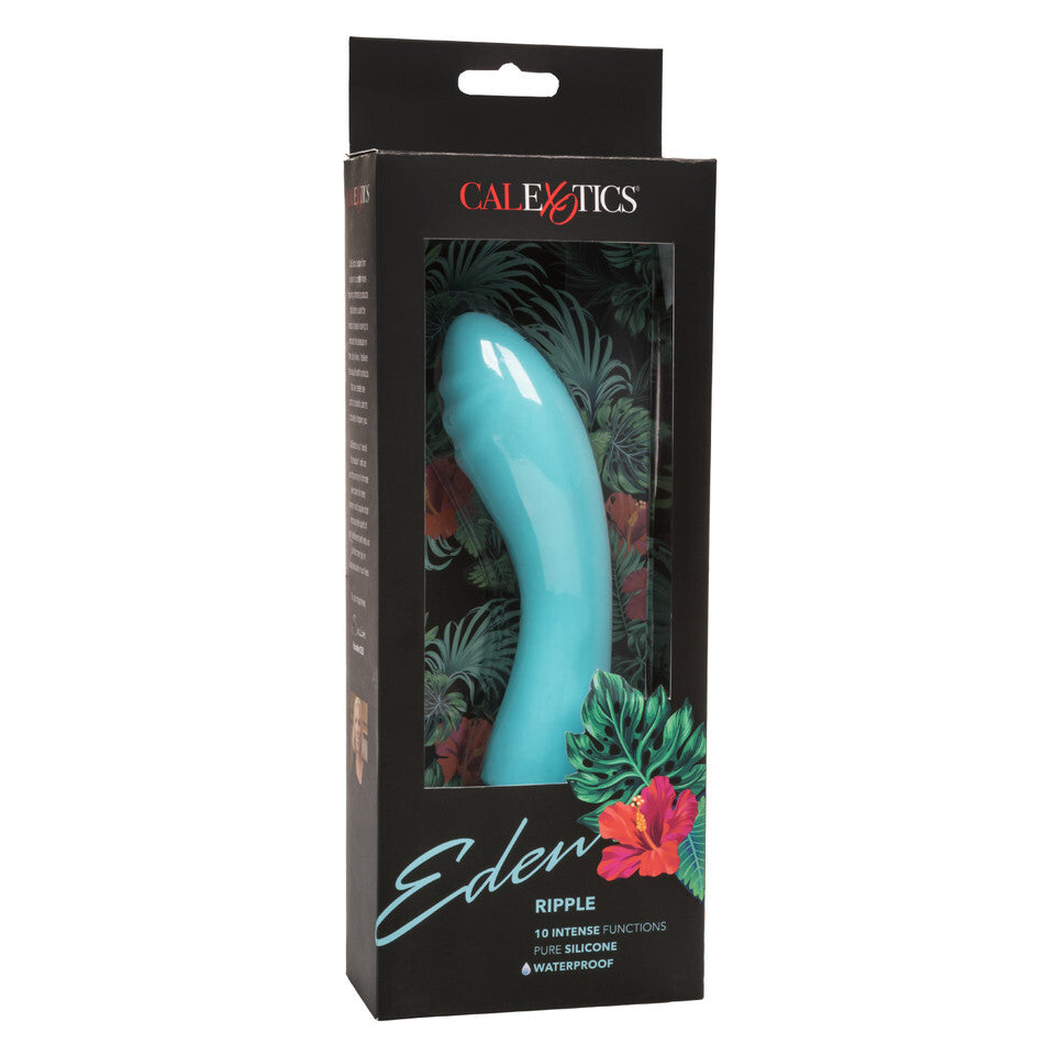 Eden Ripple Silicone GSpot Vibrator Waterproof 6 inch > Sex Toys For Ladies > G-Spot Vibrators