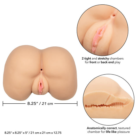Stroke It Life Size Realistic Ass Masturbator Pink Flesh Assturbators