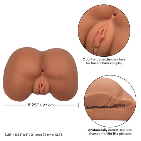 Stroke It Life Size Ass Masturbator Realistic Flesh Brown Assturbators