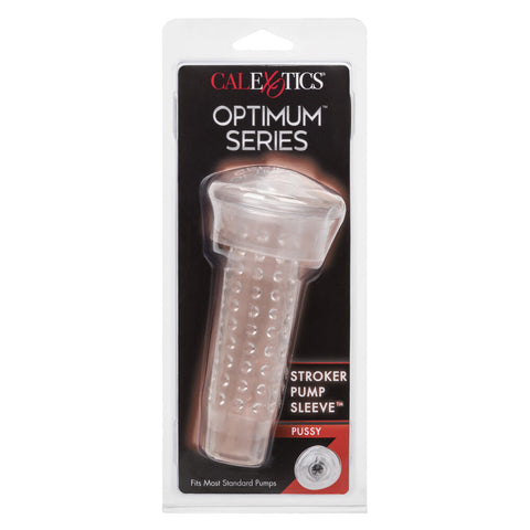 Optimum Series Realistic Stroker Pump Sleeve Pussy 6 Inch Strokers - Manual