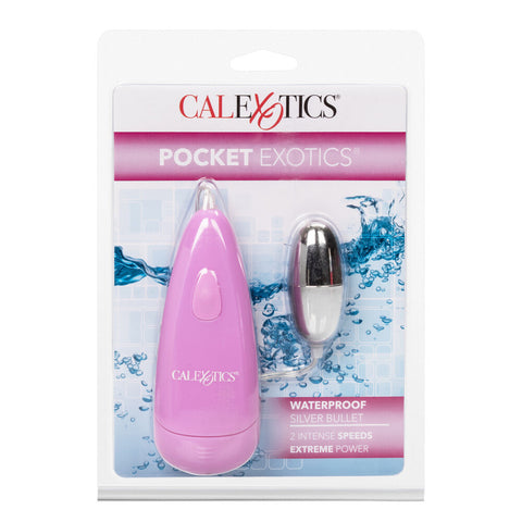 Pocket Exotics Waterproof Silver Bullet Vibrator Mini > Sex Toys For Ladies > Vibrating Eggs