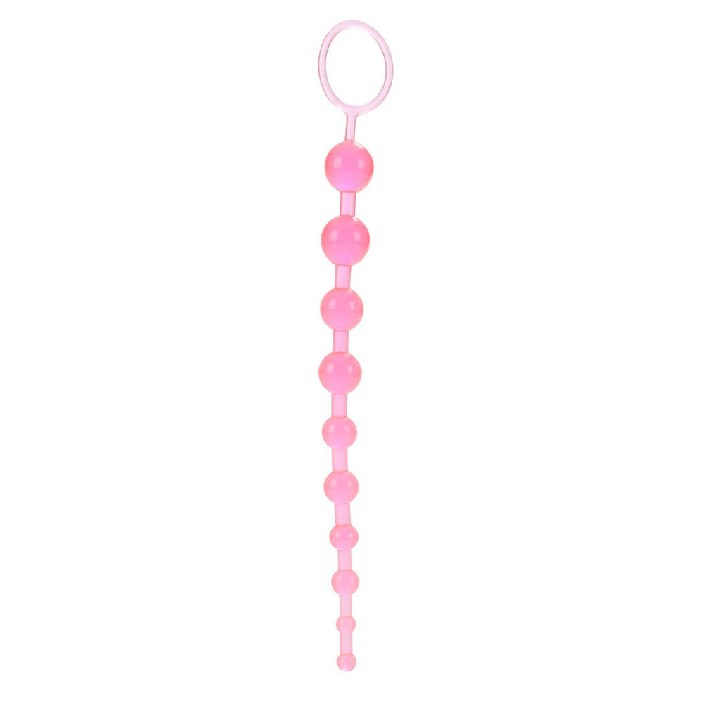 X10 Anal Beads Silicone Graduated Pleasure Toy For Couples Pink > Anal Range > Anal Beads